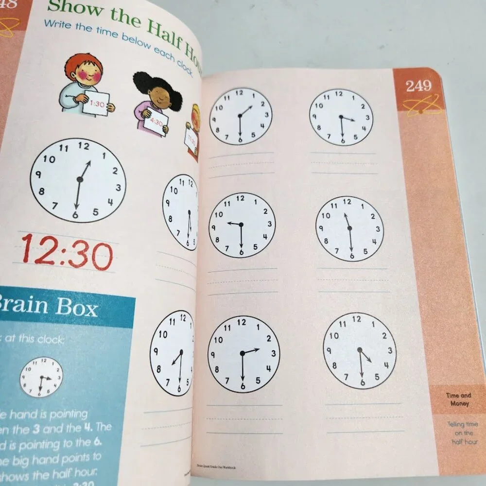 NEW Brain Quest Workbook Grade 1 1st Grade Book Paperback ‏ 320pages Stocking St
